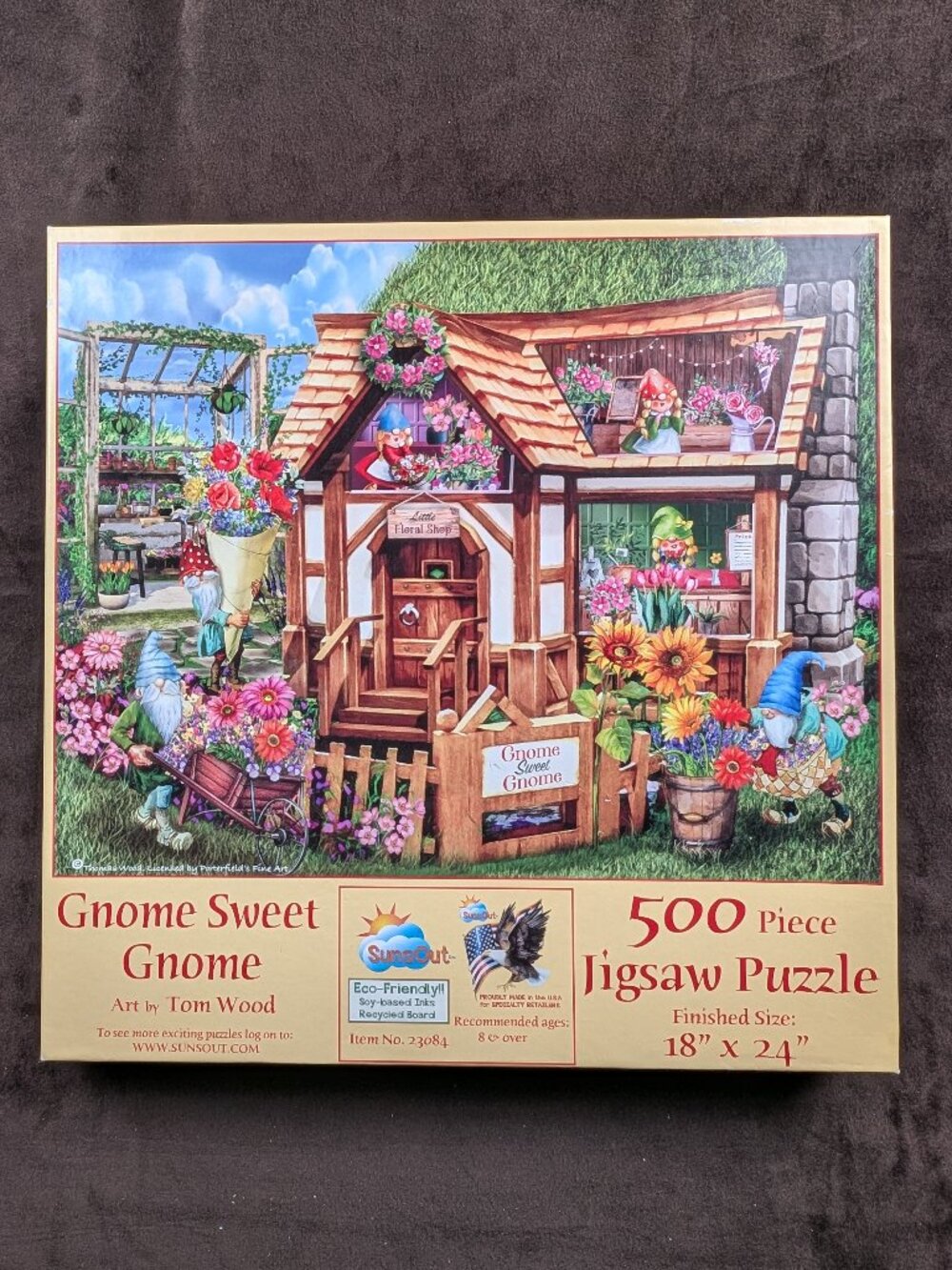 SunsOut Gnome Sweet Gnome — 500 Pieces